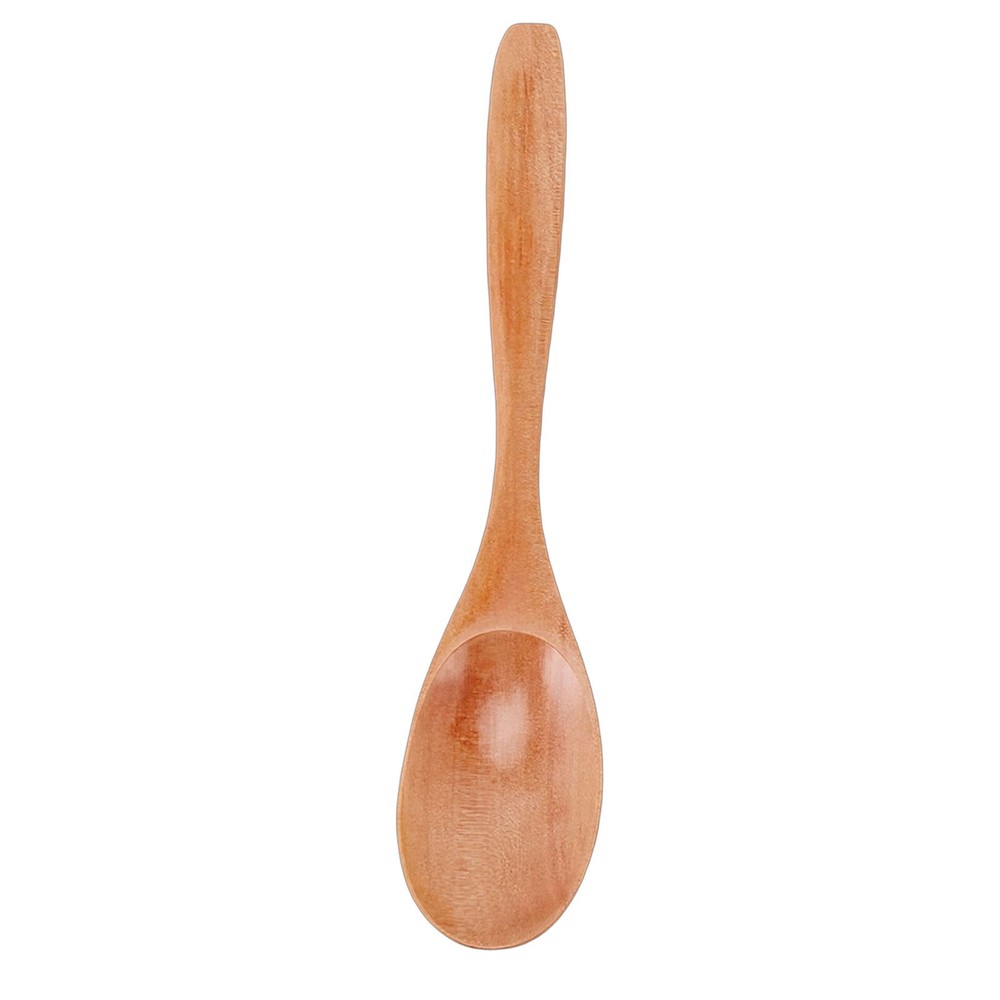 5 Wooden Honey Spoons Durable Serving Set For Kitchen Use