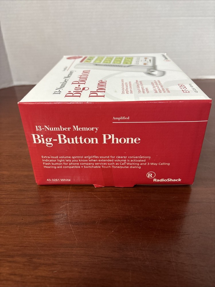 Radio Shack Big-Button Phone ET-3261