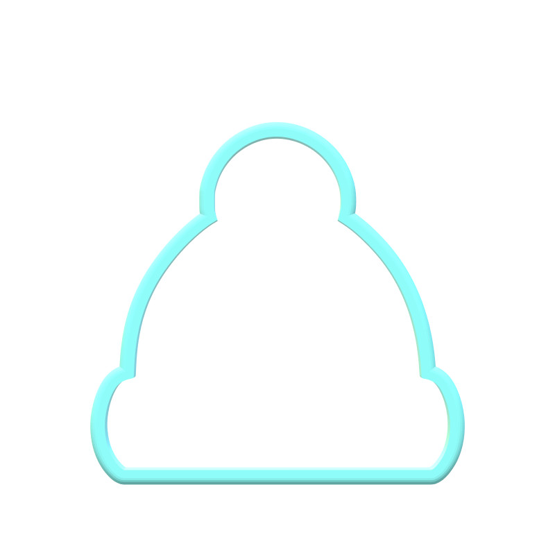 Winter Beanie Cookie Cutters