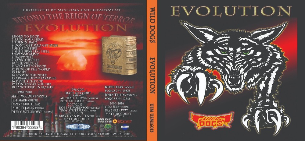 WILD DOGS EVOLUTION CD many lineups and unreleased songs
