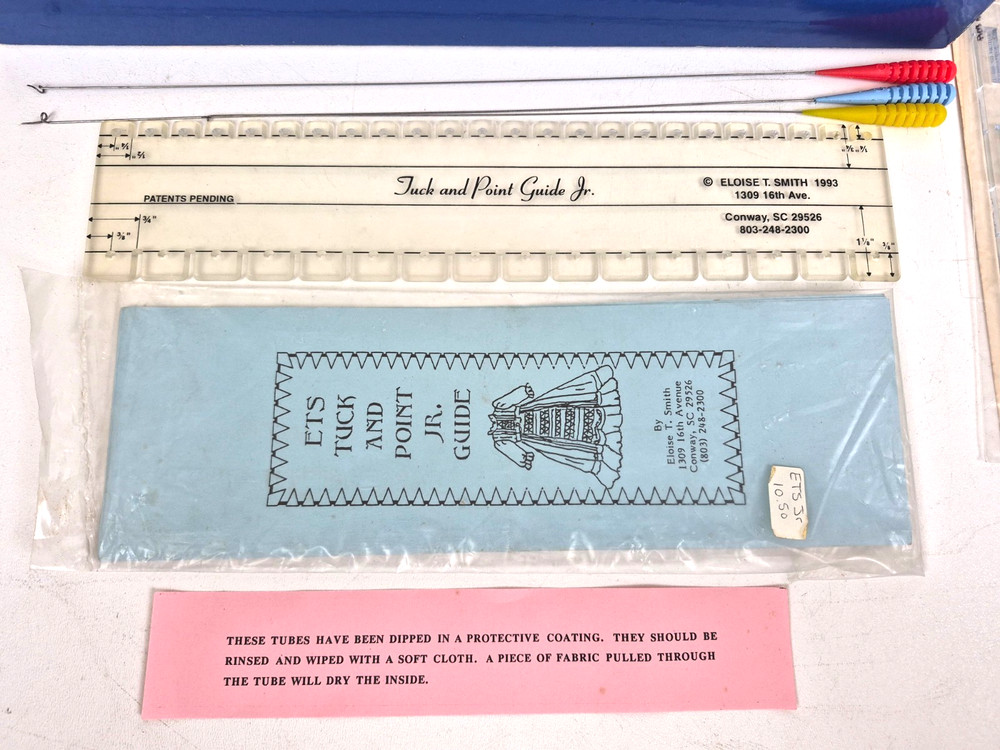 Fasturn Tube Turning System Sewing Tool Kit Complete w/ Case Patterns