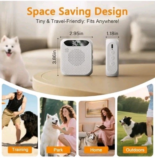 MALOK Anti Barking Devices - 30FT Effective Range, 3 Adjustable Modes, 2025...