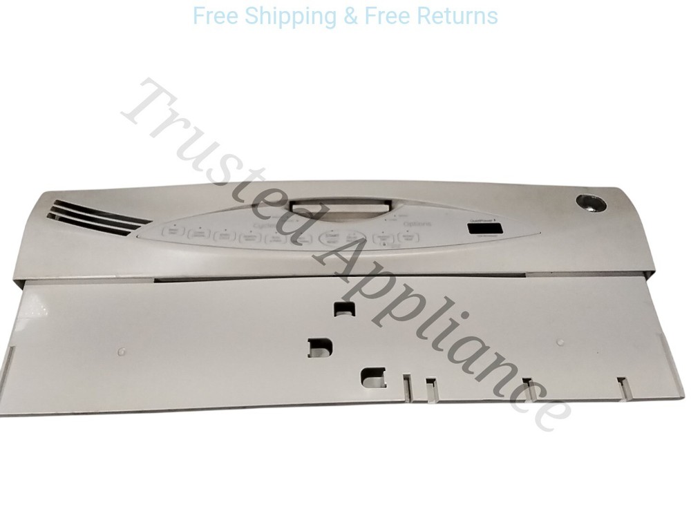 OEM Dishwasher Control Panel  165d7820 WHITE
