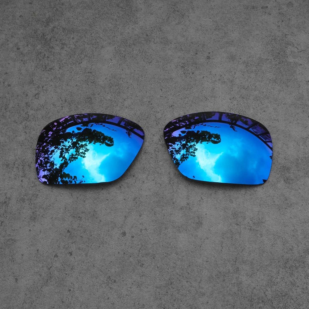 Walleva Ice Blue Polarized Replacement Lenses For Oakley Plaintiff Squared