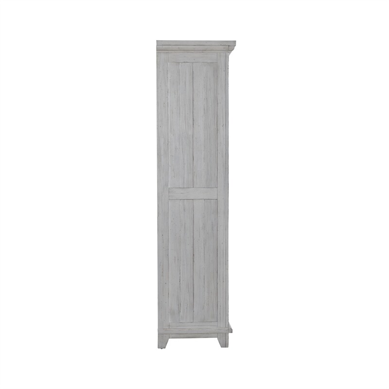 River Place Armoire in Riverstone White