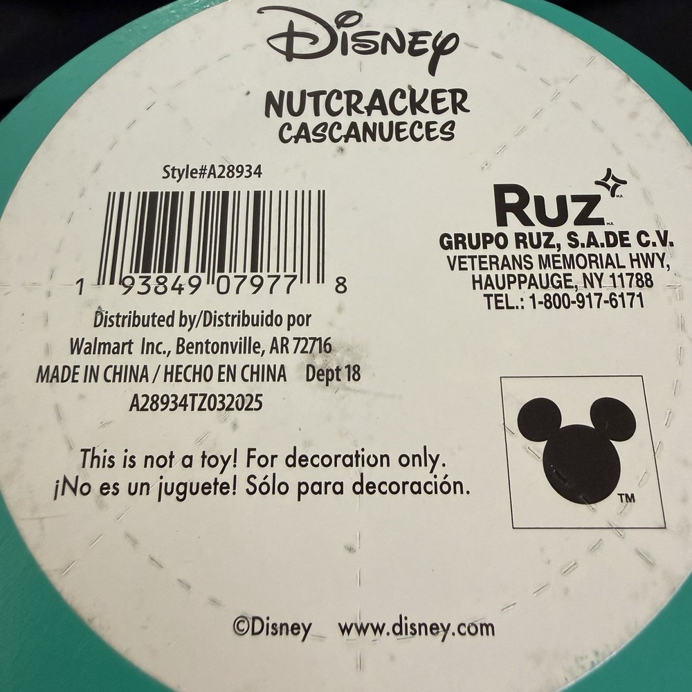 NEW Stitch Holiday Nutcracker Disney