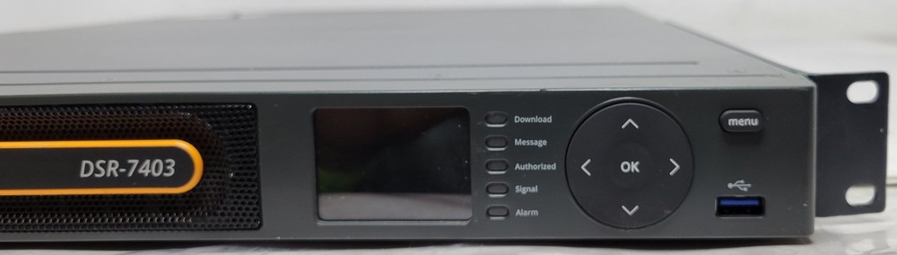 ARRIS DSR-7403 COMMERCIAL INTEGRATED SATELLITE RECEIVER/TRANSCODER
