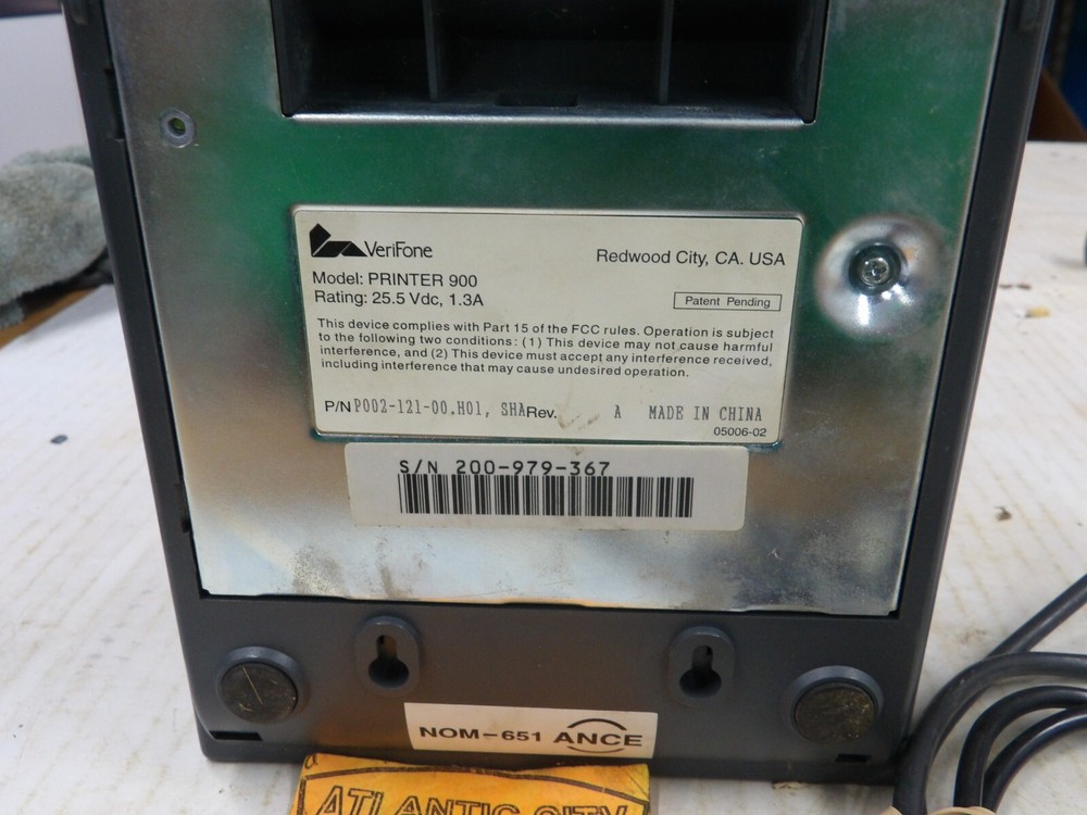 Verifone POS/Receipt Printer 900 Receipt Serial Printer