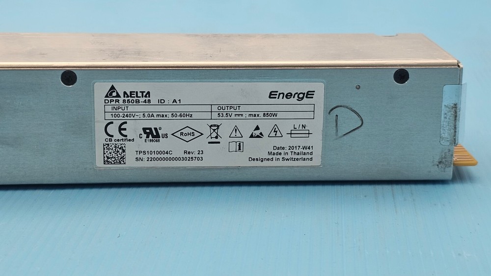 Delta DPR850B-48 Power Supply TPS1010004B
