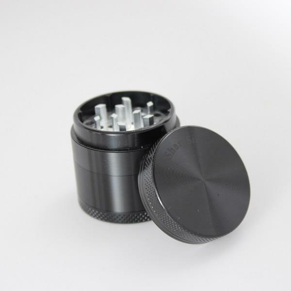 SharpStone Hard Top 4 Piece 2.5” Herb / Spice Grinder BLACK AUTHENTIC