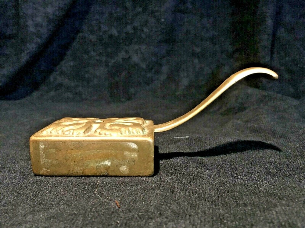 Antique Asian Brass Cabinet Drawer Pull