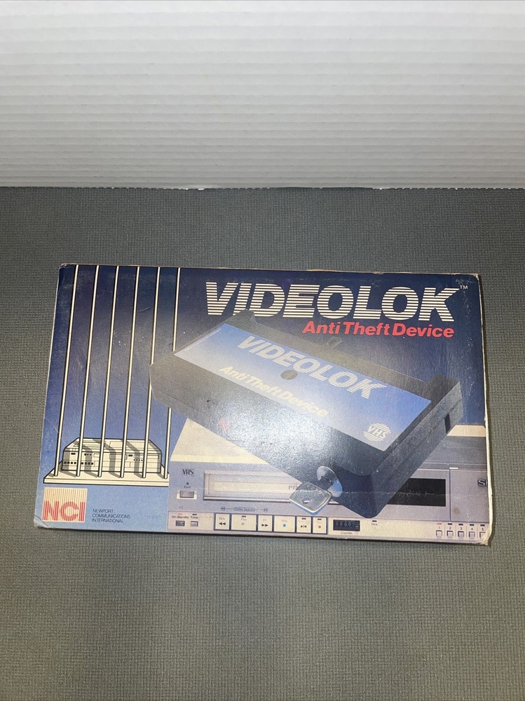 Betamax Videolok Ant Theft Device NCI Electronics Security Device Complete