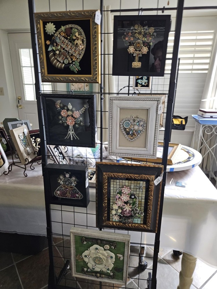 Display Grid Rack 5.5 ft Panel Detachable Stand Craft Art Gridwall Retail Tower