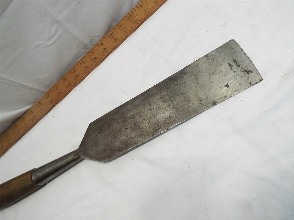 Early Riverside Tool Co Slick Chisel Timber Framing 3" Boat Makers Nice Handle