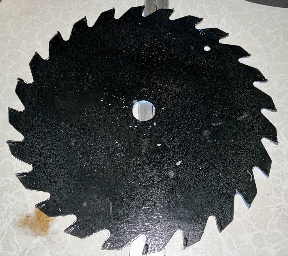 Hand Painted 7 1/4 Inch Saw Blade Rooster