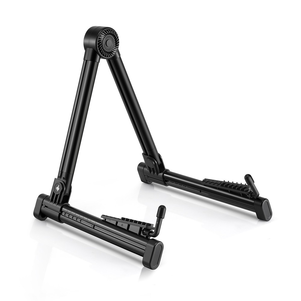 Donner Black Guitar Stand Foldable ABS with Rubber Pads Multi Instrument Use