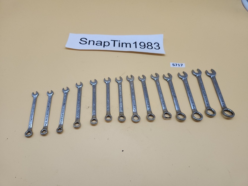 Craftsman Tools Wrenches Set 14 pc 12 pt Combination SAE USA