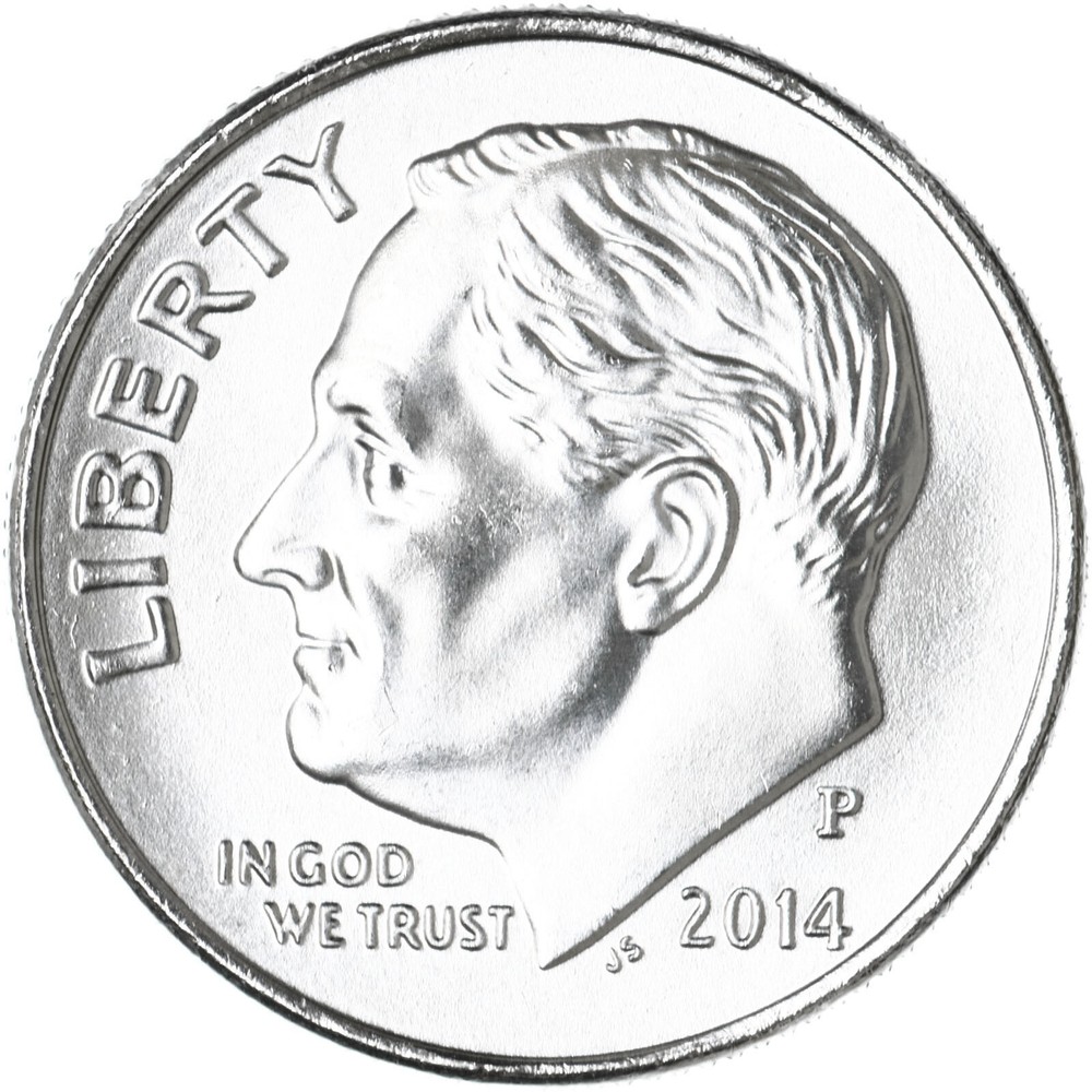 2014 P Roosevelt Gem Dime BU US Coin