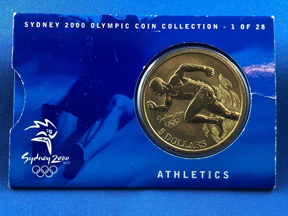 🇦🇺 AUSTRALIA 5 DOLLARS 2000 ATHLETICS SYDNEY OLYMPICS