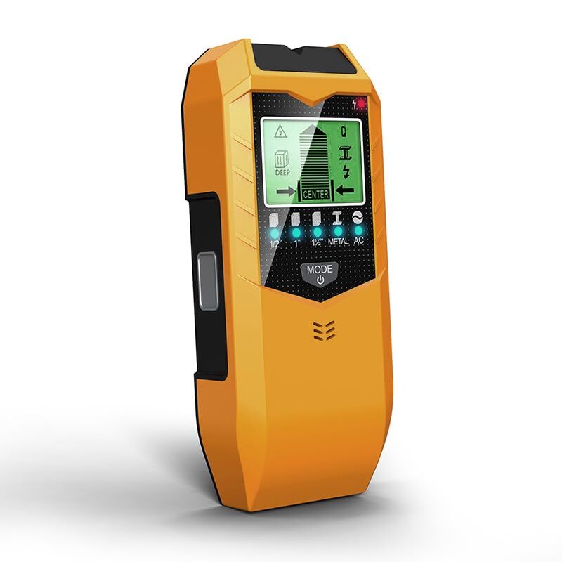 Stud Finder Wall Scanner 5 in 1 Stud Detector with HD LCD Display for Center ...