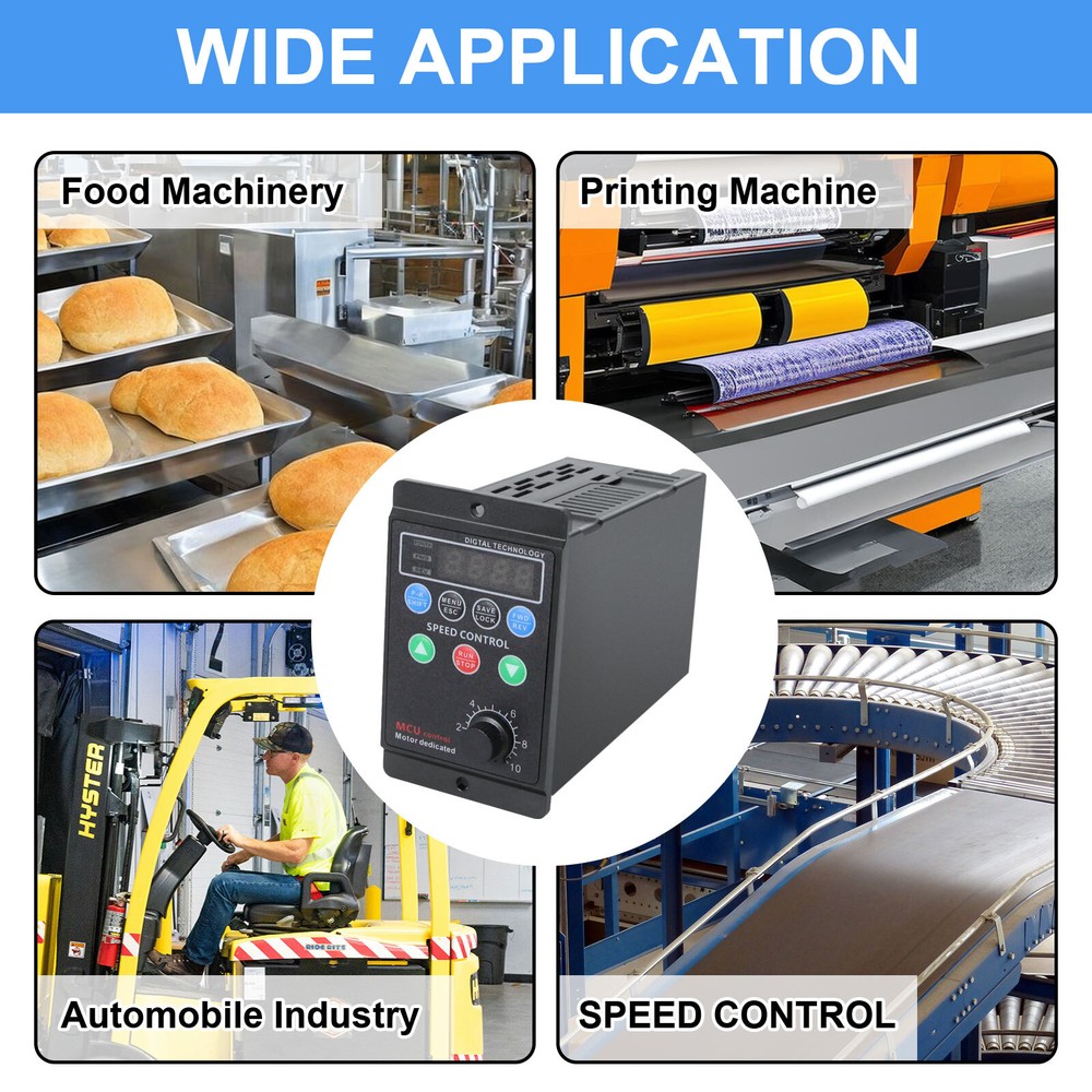 Single To 3 Phase 750W 1HP 110/220V Variable Frequency Drive Inverter VFD VSD