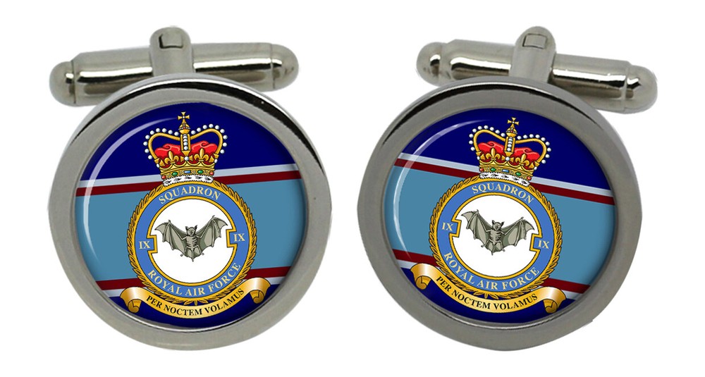 9 Squadron, RAF Cufflinks in Box