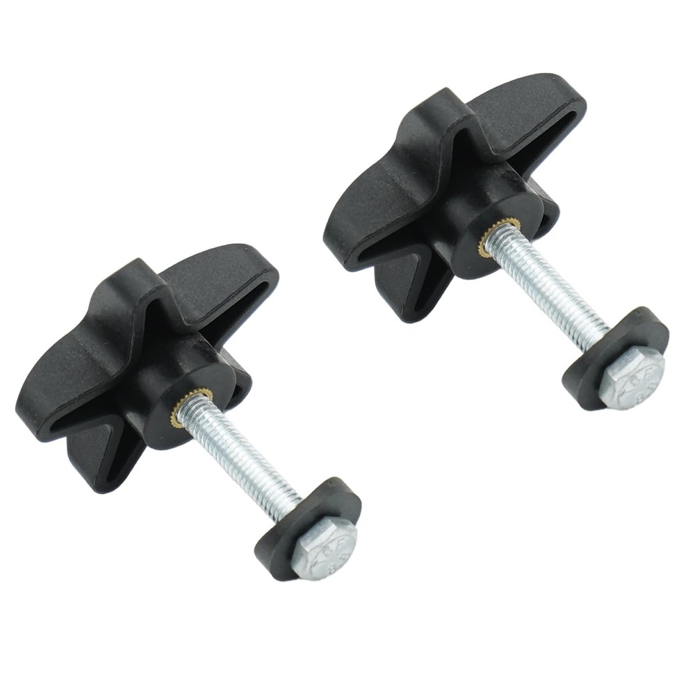 Henmnii Rollator Walker Replacement Knobs 2 Sets – Universal Adjustable Black