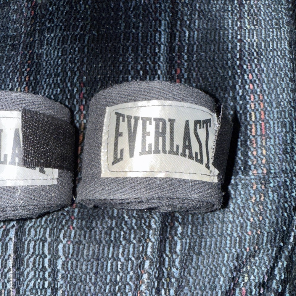 Everlast Black Boxing MMA Hand Wraps