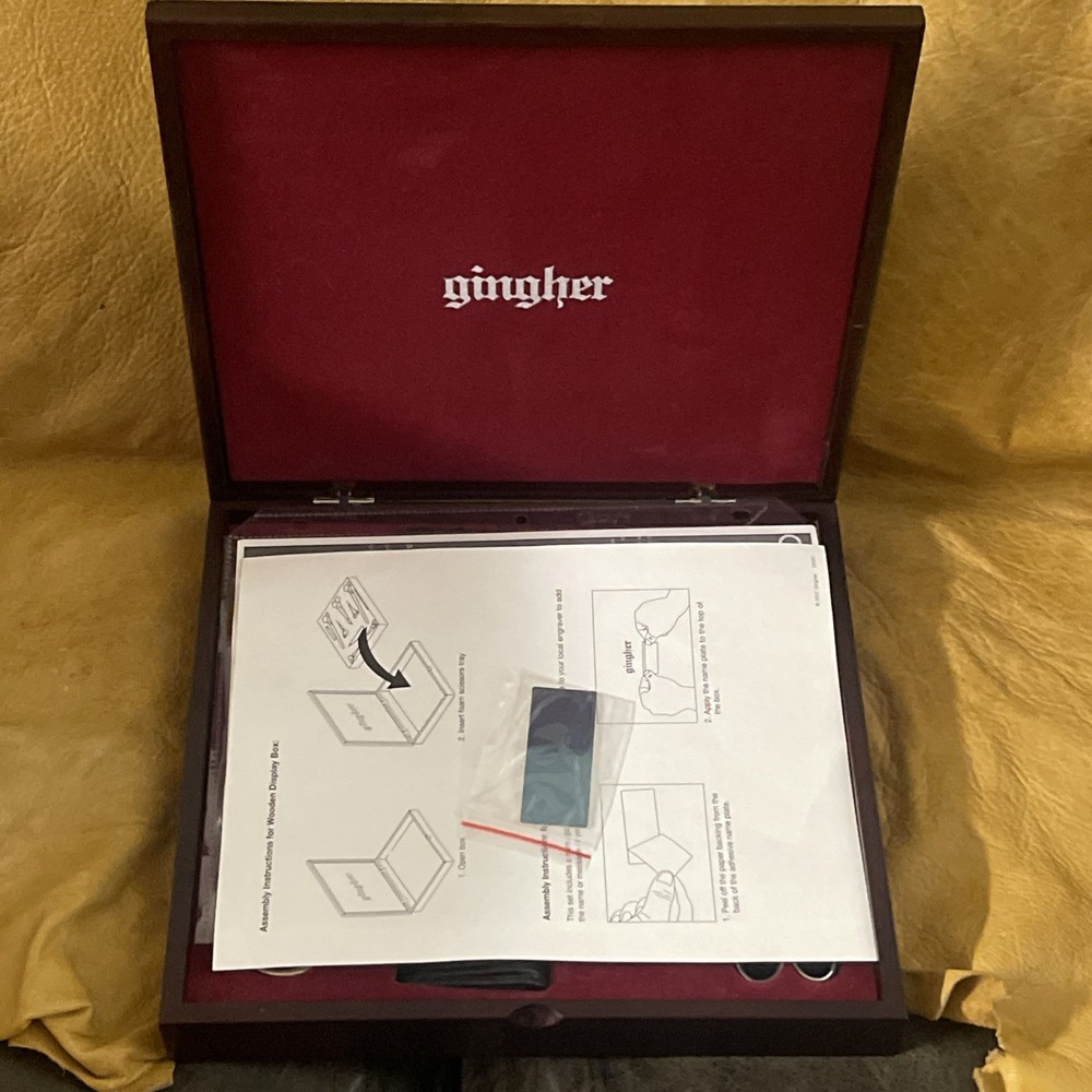 Gingher 8 Piece Scissor Collection Box Set