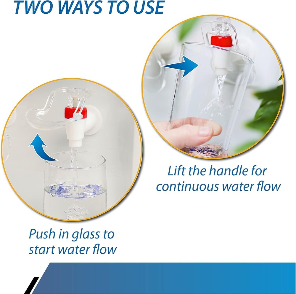 Water Cooler Replacement Faucet – Water Spigot (4 PACK-RED)