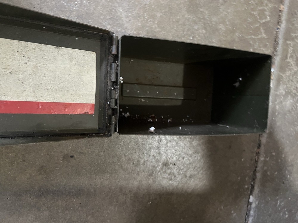Vintage U.S. Military Ammo Box ~ Empty Case