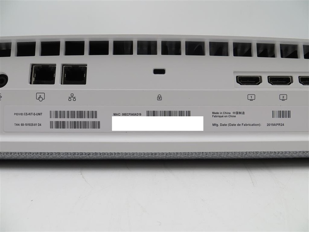 Cisco TTC7-23 CS-KIT-S-UNIT Webex Conference Room Camera