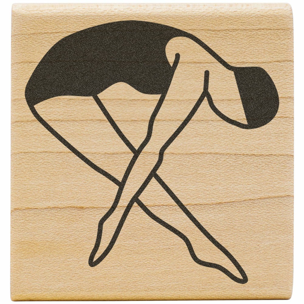 Diver Art Rubber Stamp