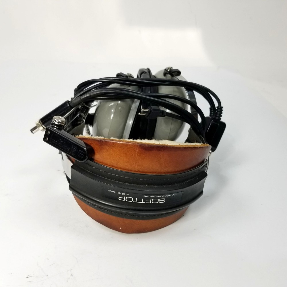 Soft Comm Pilots Headset A-9 - Unknown Condition.