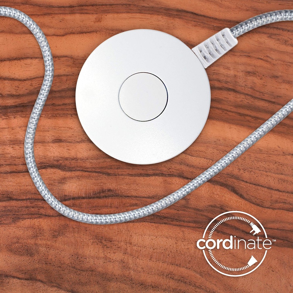 Cordinate Extension Cord with Switch On/Off Plug 2 Pack, 6 Ft 2 White