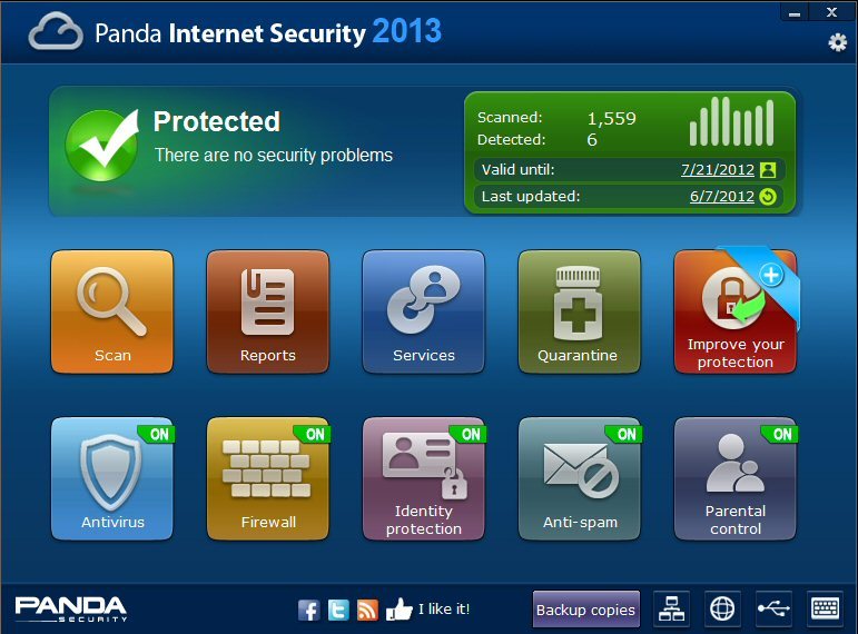 PANDA INTERNET SECURITY 2013 3 PC USER 1 YEAR! Activation License Key AntiVirus