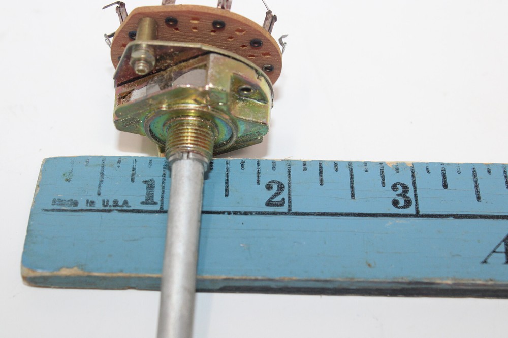 TWO Unidex 249 10 Position 1 Pole Rotary Switch