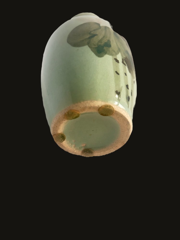 1960s Hand Painted Vase