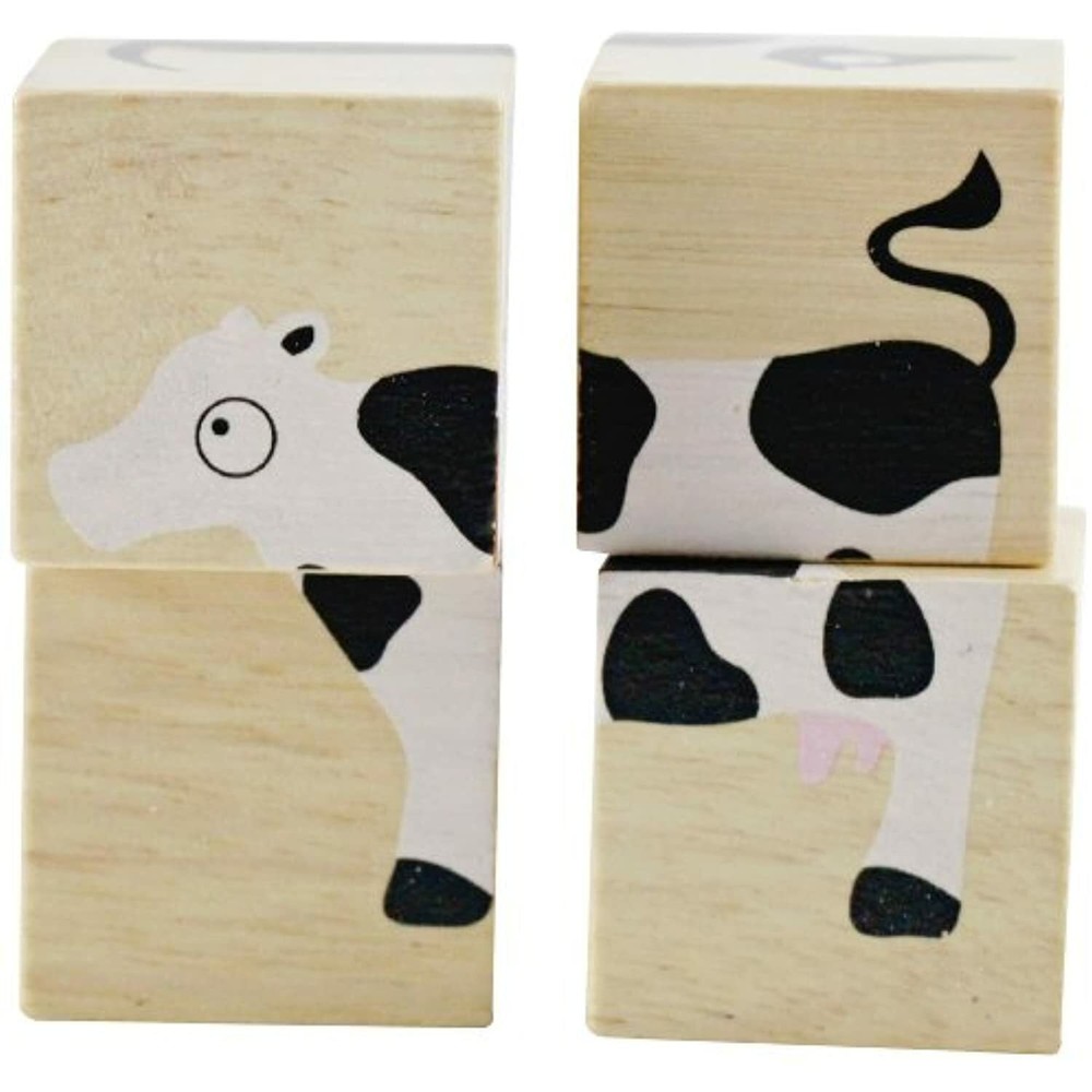 BeginAgain Buddy Blocks Farm Animals Puzzle