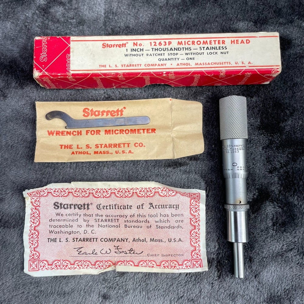 Starrett 1263P Micrometer Head