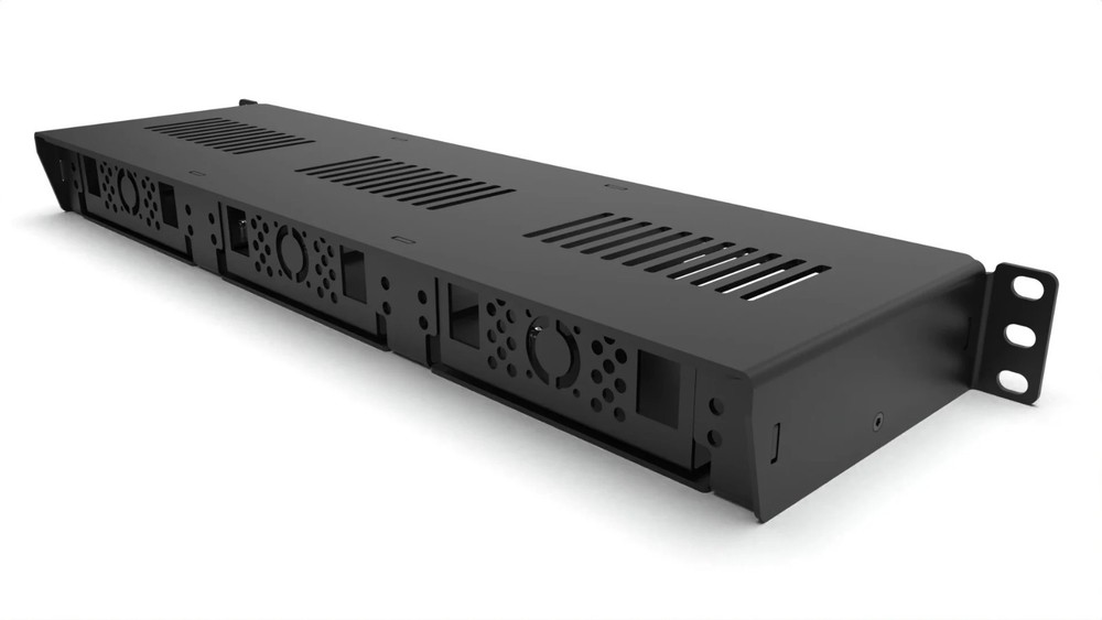 1U rack mount Pro Enclosed 3x Jetson - FRONT REMOVABLE