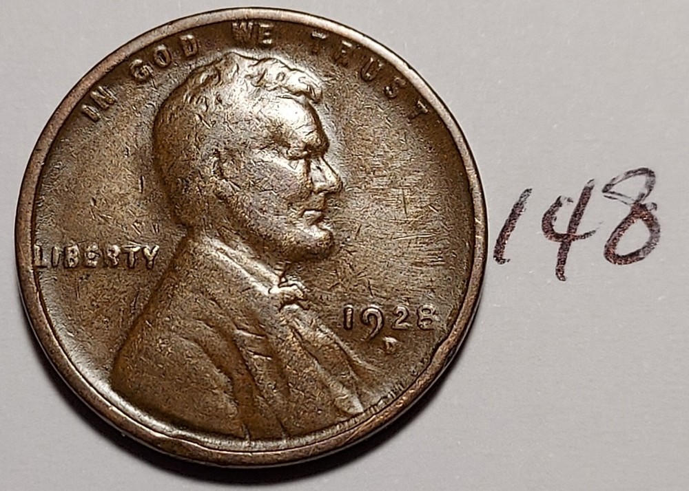 1928-D Lincoln Wheat Cent       #148