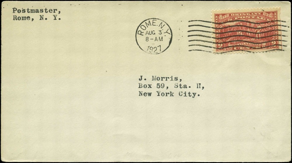 US FDC #644 First Day Cover Rome, NY