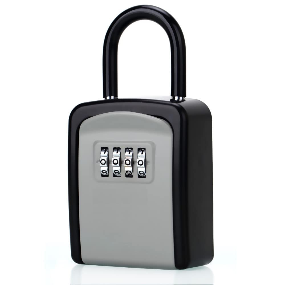 Key Lock Box, Combination Lock box with Code for House Key Storage, Combo Doo...