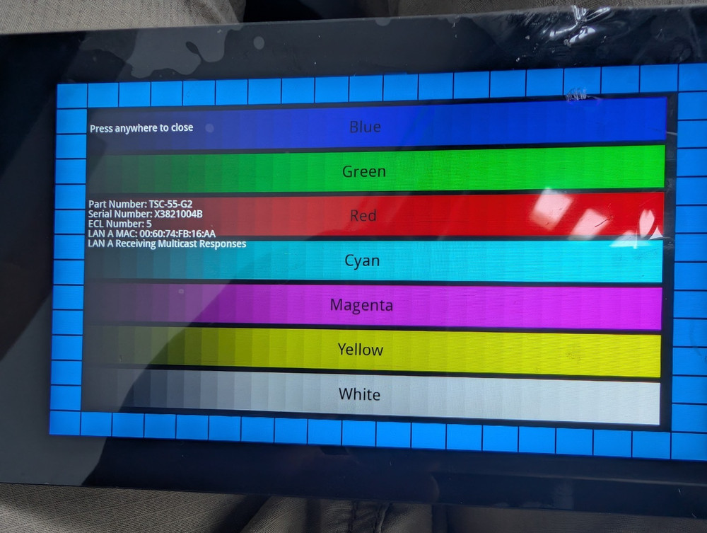 QSC TSC-55-G2 Touch Screen Controller