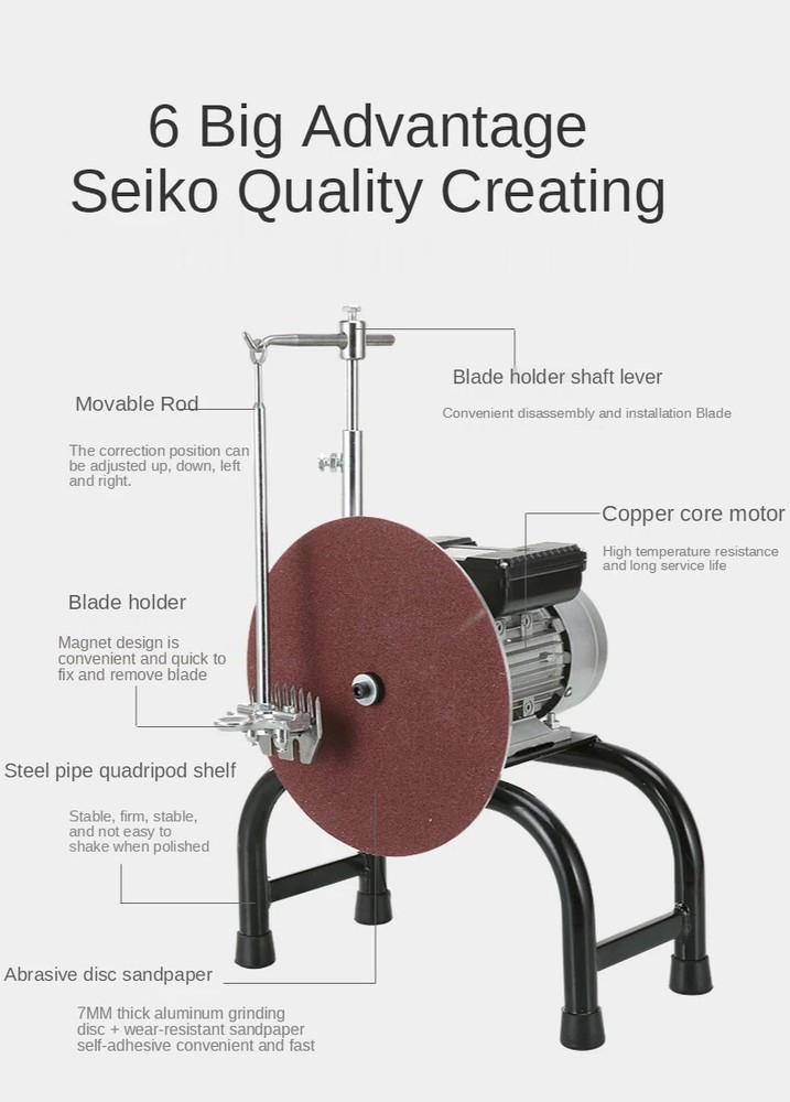 220V Electric Sheep Clipper Blade Sharpener Wool Scissors Grinding Machine