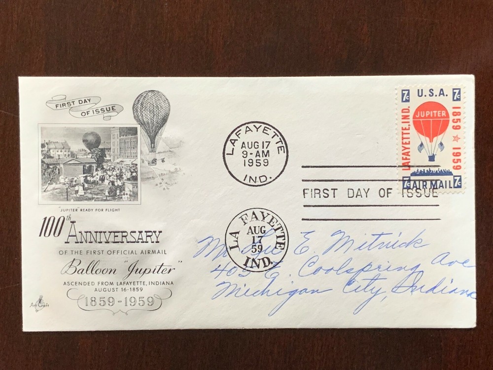 US FDC Scott # C54 - First Day Cover - Airmail (v2)