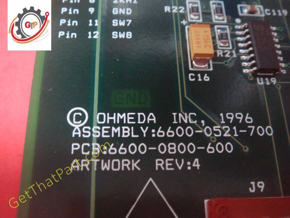 Ohmeda Infant Warmer System Oem Main Logic Control Board Assy Tested