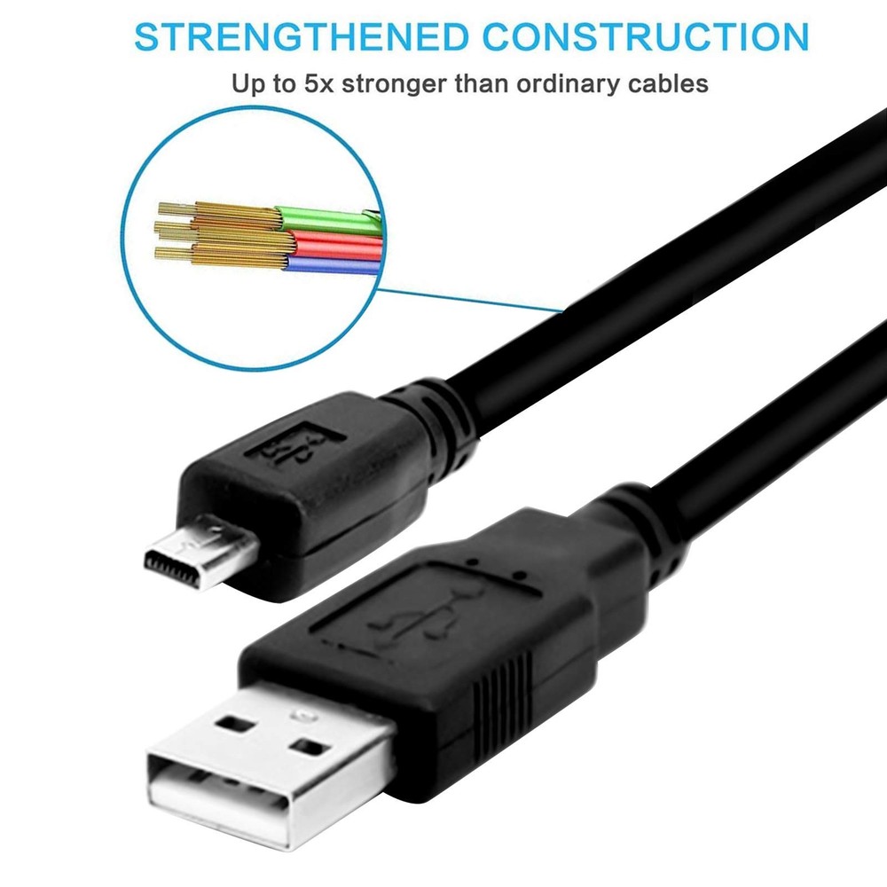 Replacement USB Camera Transfer Data Charging Cable Cord for 3.3 feet, 3.3ft
