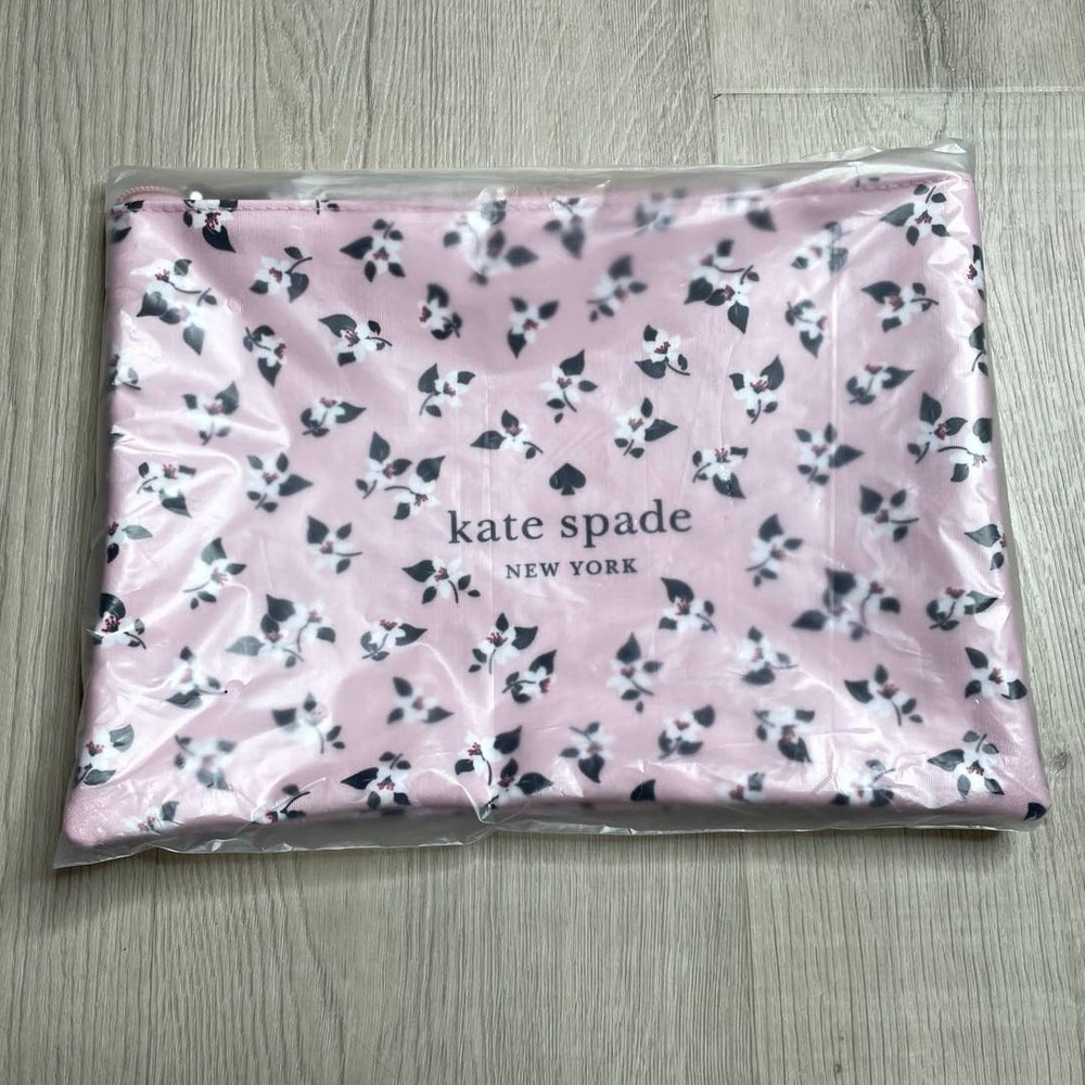 Kate Spade flowers Canvas pouch